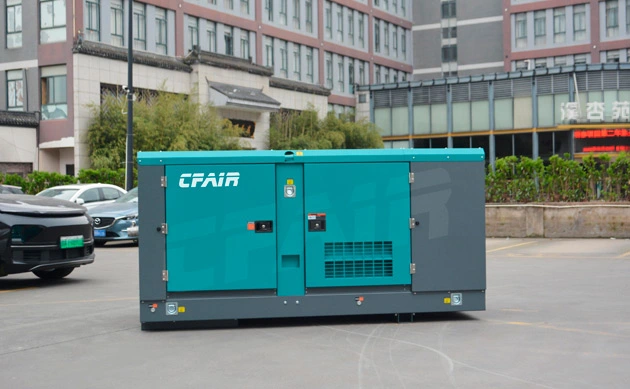 compact diesel air compressor