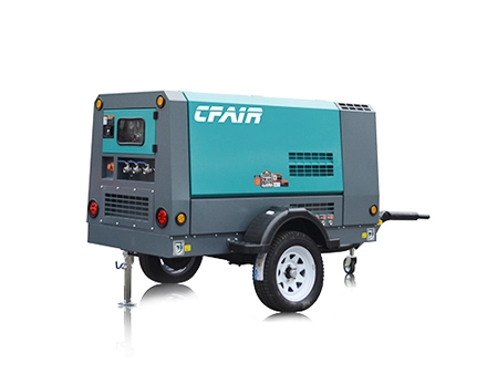 Compresseur d'air diesel portable CFAIR 140 CFM 7 bars CF140MI-7 pour les besoins en air comprimé