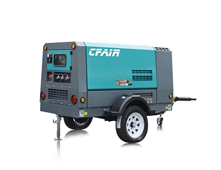 CF190MI-7 Vis de voyage Diesel CFAIR Compresseur 190 CFM 7 Bar Mining