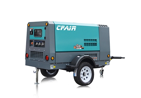 CF190MI-7 Vis de voyage Diesel CFAIR Compresseur 190 CFM 7 Bar Mining