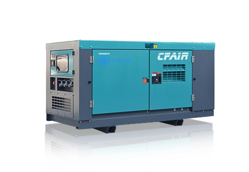 CF185BF-7 185 CFM 7 Bar Diesel CFAIR Box compresseur d'air avec moteur FAWDE