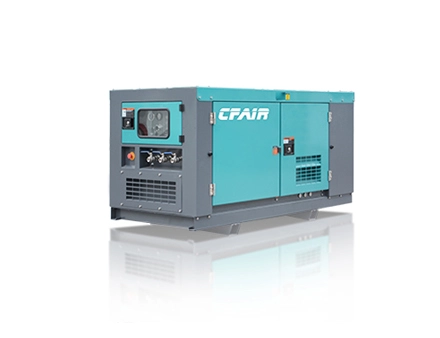 CF185BY-7 185 CFM CFAIR Diesel Vis Box Type Compresseur D'air EPA 4F