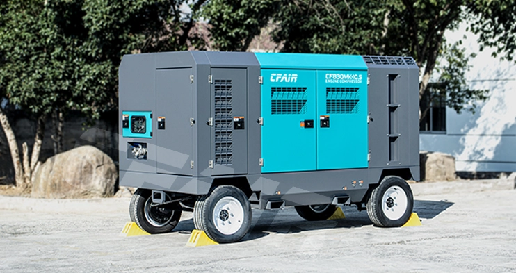 CFAIR Portable 830CFM Haute Pression Diesel Compresseur D'air