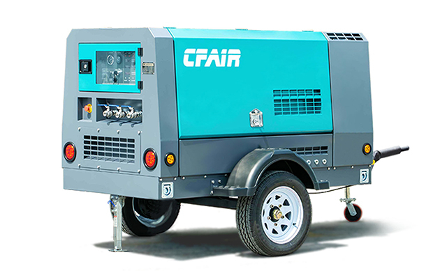 50 CFM portable Diesel compresseur d'air