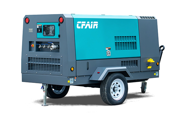 390cfm portable Diesel compresseur d'air