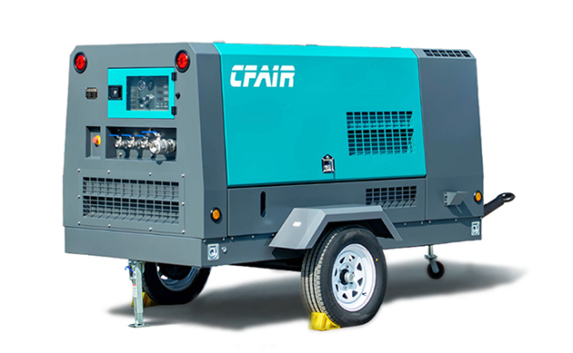 460cfm portable compresseur d'air diesel