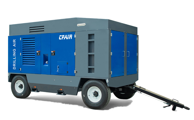 1200cfm portable compresseur d'air diesel