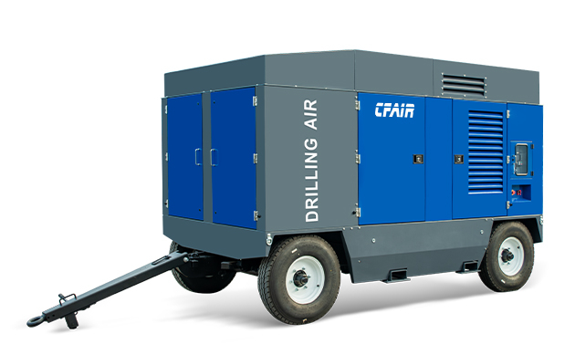 1600cfm portable compresseur d'air diesel