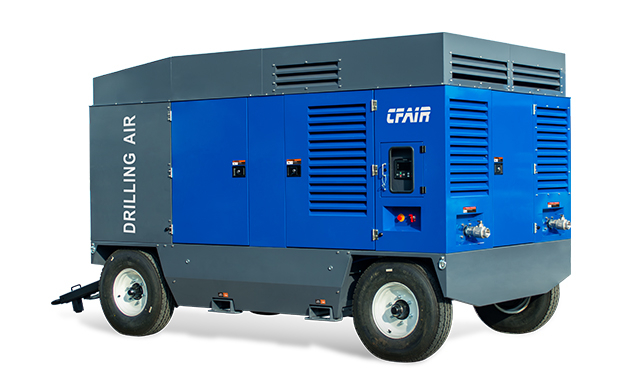 1250cfm portable Diesel compresseur d'air